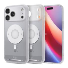 Spigen ULTRA HYBRID MAG műanyag telefonvédő (ütésállóság, légpárnás keret, MagSafe) EZÜST (ACS10355) tok és táska