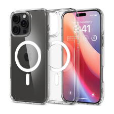 Spigen ULTRA HYBRID MAG műanyag telefonvédő (ütésállóság, légpárnás keret, MagSafe) FEHÉR tok és táska