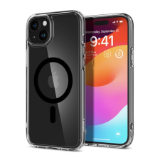 Spigen Ultra Hybrid MagFit Apple iPhone 15 Plus tok, MagSafe, fekete tok és táska