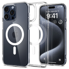 Spigen Ultra Hybrid MagFit Apple iPhone 15 Pro MagSafe Tok - Fehér/Áttetsző (ACS06715) tok és táska