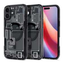Spigen Ultra Hybrid MagFit Apple iPhone 16 Plus tok, Zero One fekete ACS08078 tok és táska