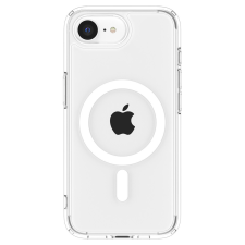 Spigen Ultra Hybrid MagFit Apple iPhone 16e MagSafe tok, Clear White, átlátszó-fehér tok és táska