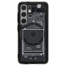 Spigen Ultra Hybrid MagFit Samsung Galaxy S25 tok, Zero One, fekete tok és táska