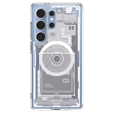 Spigen Ultra Hybrid MagFit Samsung Galaxy S25 Ultra tok, Zero One, fehér tok és táska