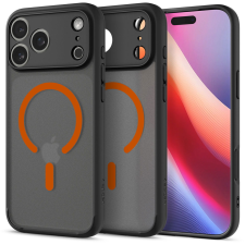 Spigen Ultra Hybrid MagSafe Frost Black Orange iPhone 17 Pro tok (ACS10483) tok és táska