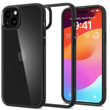 Spigen Ultra Hybrid Matte Black iPhone 15 tok tok és táska