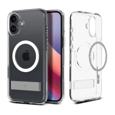 Spigen ULTRA HYBRID S műanyag telefonvédő (ütésállóság. légpárnás keret. kitámasztó. MagSafe) ÁTLÁTSZÓ tok és táska