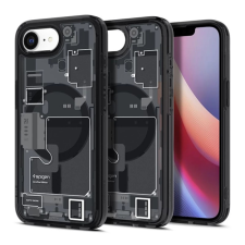 Spigen ULTRA HYBRID ZERO ONE műanyag telefonvédő (ütésállóság. légpárnás keret. MagSafe) FEKETE tok és táska