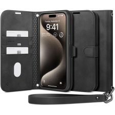 Spigen Wallet S Pro iPhone 15 Pro fekete tok tok és táska