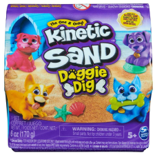 Spin Master Kinetic Sand: Doggie Dig homokgyurma szett 170g meglepetés figurával – Spin Master gyurma