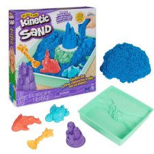 Spin Master Kinetic Sand KNS ACK Sandbox Set V2 Blue FR GML (6067478) gyurma