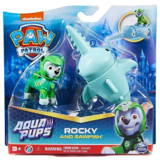 Spin Master Mancs őrjárat Aqua Pups - Rocky figura fűrészhallal játékfigura