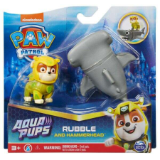 Spin Master Mancs őrjárat Aqua Pups - Rubble figura pörölycápával játékfigura