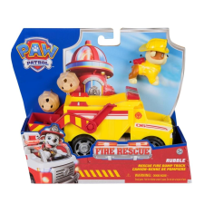 Spin Master Mancs őrjárat Fire Rescue nagy jármű - Rubble játékfigura