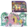 Spin Master Unicorn Academy - Ava és unikornis Leaf istálló játékszett színváltozó hatással 6072051