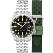 Spinnaker SP-5121-44 Mens Watch Bradner GMT Automatic 42mm 18ATM, karóra