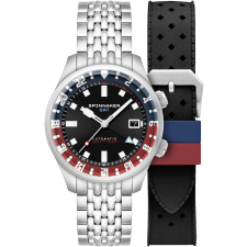 Spinnaker SP-5121-55 Mens Watch Bradner GMT Automatic 42mm 18ATM, karóra
