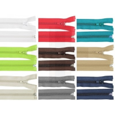  Spirálcipzár 70 cm - 10 szín rövidáru