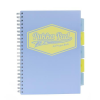  Spirálfüzet, A4, vonalas, 100 lap, PUKKA PAD "Pastel project book", vegyes szín