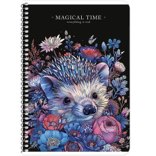  Spirálfüzet, A5, kockás, 80 lap, SHKOLYARYK, vegyes füzet