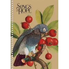  Spirálfüzet, A5, sima, 96 lap, SHKOLYARYK "Songs of Hope", vegyes füzet