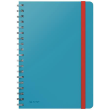  Spirálfüzet, B5, vonalas, 80 lap, LEITZ, "Cosy Soft Touch", nyugodtkék füzet
