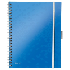  Spirálfüzet LEITZ Wow Active A/4 80 lapos kockás kék füzet
