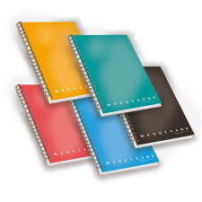  Spirálfüzet Pigna Monocromo Professional A/4 100 lapos kockás kemény fedeles füzet