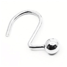 Spirella 12 darabos készlet zuhanyfüggönyhöz, BUBBLE, krómozott fém, 4×6 cm lakástextília