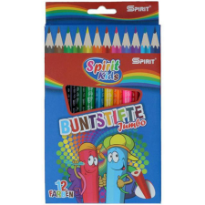 Spirit : Jumbo háromszögletű színesceruza 12db-os szett színes ceruza