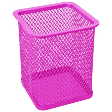 Spirit : Neon pink fémhálós szögletes ceruzatartó fémhálós tároló