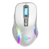 Spirit of Gamer Egér Vezeték nélküli - ELITE-M50 White (Optikai, 8000DPI, 1000Hz, 6 programozható gomb, RGB, fehér)