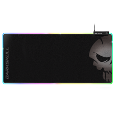 Spirit of Gamer Egérpad - Darkskull RGB Mouse Pad XXXL (RGB háttérvilágítás, USB Hub, 900 x 400 x 4mm; fekete) asztali számítógép kellék