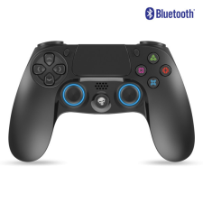 Spirit of Gamer Gamepad Vezeték Nélküli - XGP Bluetooth PS4 (USB, Vibration, PS4/PS3 kompatibilis, fekete-kék) videójáték kiegészítő