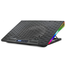 Spirit of Gamer Notebook Hűtőpad 17&quot;-ig - AIRBLADE 800 RGB (26dB; max. 79 m3/h; 2x17cm, RGB LED, 2xUSB2.0) laptop kellék