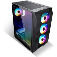 Spirit of Gamer Rogue VI táp nélküli ablakos ház fekete (8003RA) (sog8003RA) számítógép ház