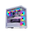 Spirit of Gamer Spark Arctic RGB Midi Torony Számítógépház - Fehér (8305RAW)