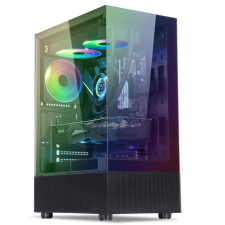 Spirit of Gamer Spectra Dark Window Black (8302RA) számítógép ház