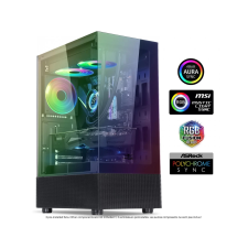Spirit of Gamer SPECTRA fekete számítógép ház