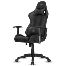 Spirit of Gamer szék - demon black (állítható dőlés/magasság; állítható kartámasz; pu; max.120kg-ig, fekete) forgószék