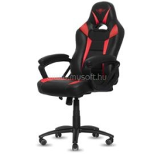 Spirit of Gamer szék - FIGHTER Red (állítható magasság; párnázott kartámasz; PU; max.120kg-ig, fekete-piros) (SPIRIT_OF_GAMER_SOG-GCFRE) forgószék