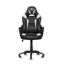 Spirit of Gamer szék - FIGHTER White (állítható magasság; párnázott kartámasz; PU; max.120kg-ig, fek forgószék