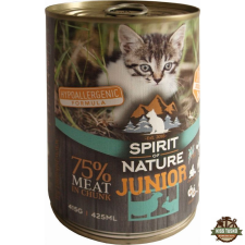 Spirit of Nature Cat konzerv Junior Bárányhússal és nyúlhússal 415gr macskaeledel