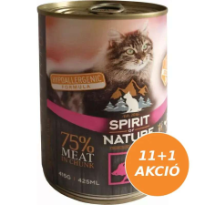 Spirit of Nature Cat konzerv Vaddisznóhússal 12x415g macskaeledel
