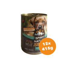 Spirit of Nature Dog konzerv Junior Bárányhússal és nyúlhússal 12x415g kutyaeledel