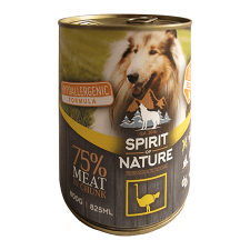  Spirit of Nature Dog konzerv Strucchússal – 12×800 g kutyaeledel