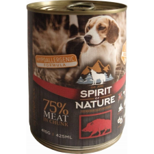 Spirit of Nature Dog konzerv Vaddisznóhússal 24x415g kutyafelszerelés