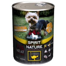 Spirit of Nature | Hypoallergenic | Felnőtt kutyáknak | Konzerv | Strucc - 415 g kutyaeledel