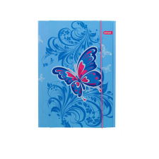 Spirit : Pillangós gumis mappa A/4-es méretben mappa