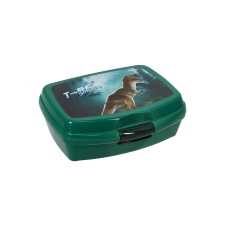 Spirit : T-rex sötétzöld uzsonnás doboz 550ml 16,8x13,5x6,5cm uzsonnás doboz